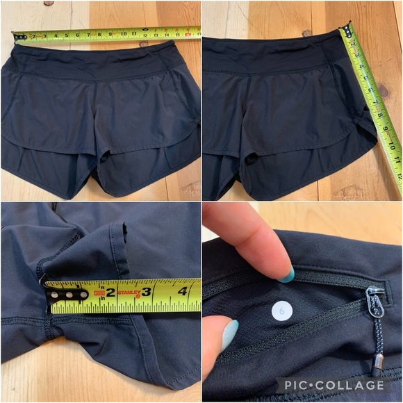 Lululemon Speed Short 4-way Stretch 2.5" inseam Black size 6 - Picture 12 of 12